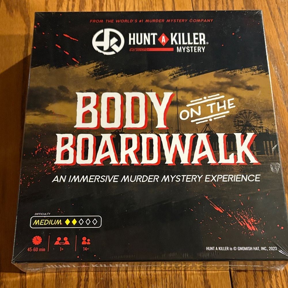 Hunt A Killer Body on the Boardwalk Game-NEW-Unopened